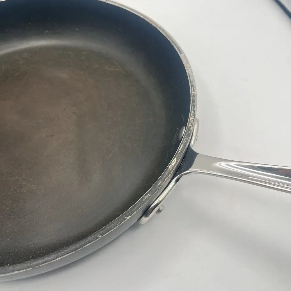 All Clad 10 Inch Skillet Frying Pan Hard Anodized Nonstick No Lid